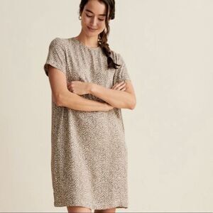 Jenni Kanye Leopard Print T-Shirt Dress